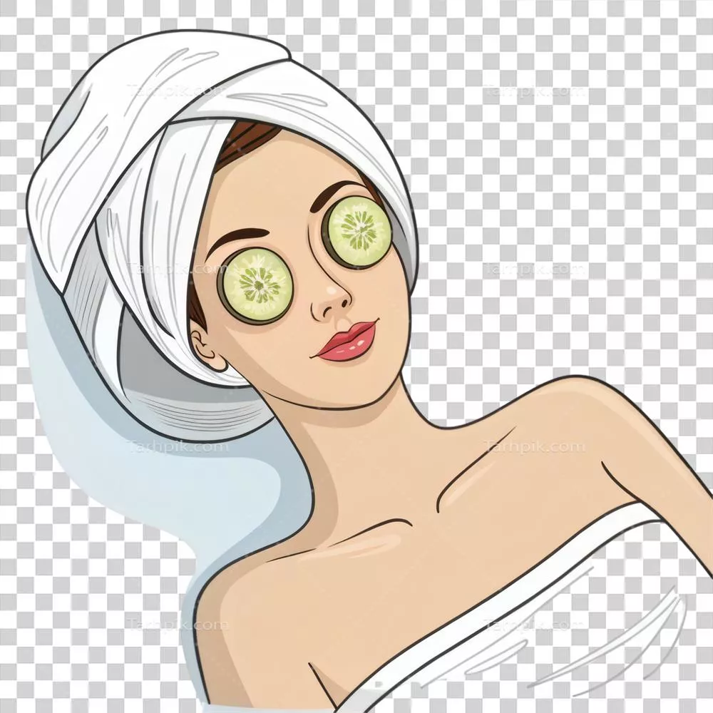 عکس دوربری تصویری زیبا از یک زن در حال استراحت و آرامش در طبیعت