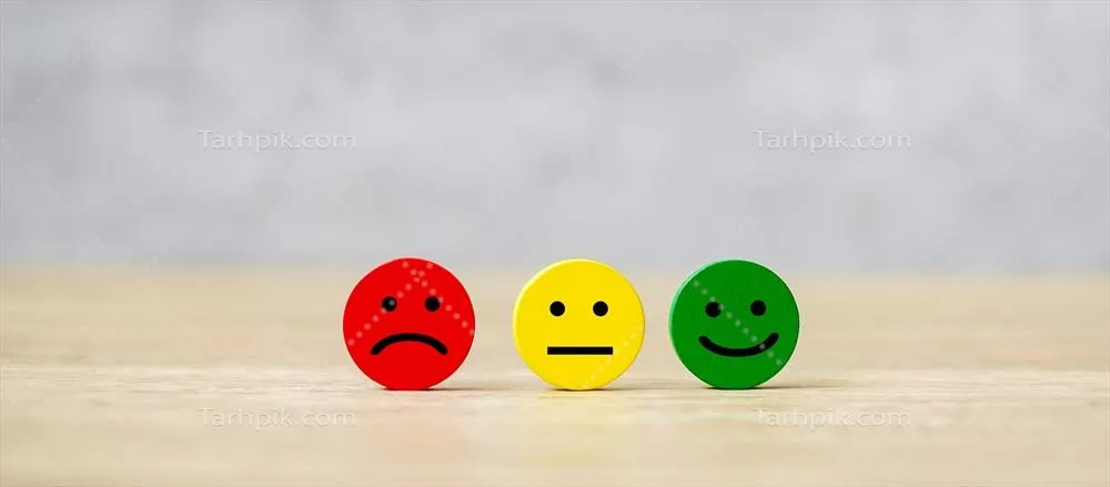 عکس انتخاب احساسات توسط مشتریان برای ارزیابی خدمات و نظرات