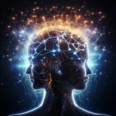 عکس تصویری جذاب از سیستم عصبی انسان و نورون های درخشان آن