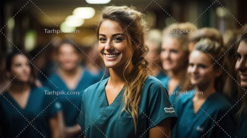 عکس فضای داخلی داروخانه با نور گرم و داروساز مشغول به کار در میان قفسه ها