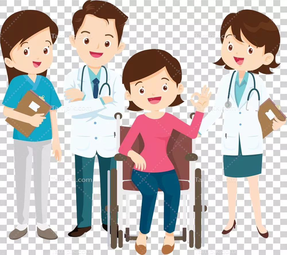 عکس دوربری مفهوم مراقبت های بهداشتی بین پزشک و بیمار در محیط پزشکی