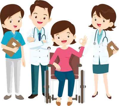 عکس دوربری مفهوم مراقبت های بهداشتی بین پزشک و بیمار در محیط پزشکی