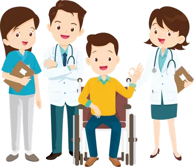 عکس دوربری مفهوم مراقبت های بهداشتی بین پزشک و بیمار در محیط پزشکی