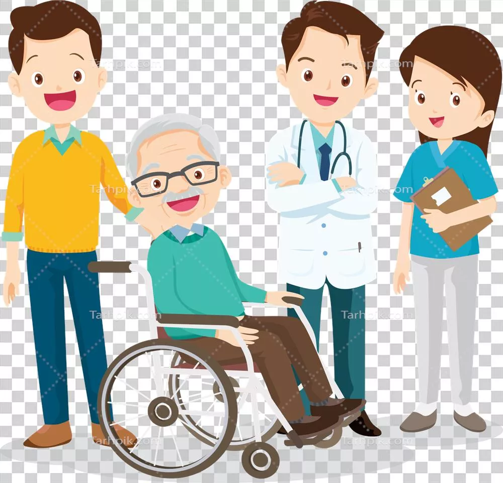 عکس دوربری مفهوم مراقبت های بهداشتی بین پزشک و بیمار در محیط پزشکی