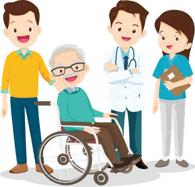 عکس دوربری مفهوم مراقبت های بهداشتی بین پزشک و بیمار در محیط پزشکی