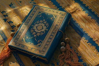 عکس کتاب قرآن ویژه سال نو اسلامی با تاریخ های مهم و توضیحات