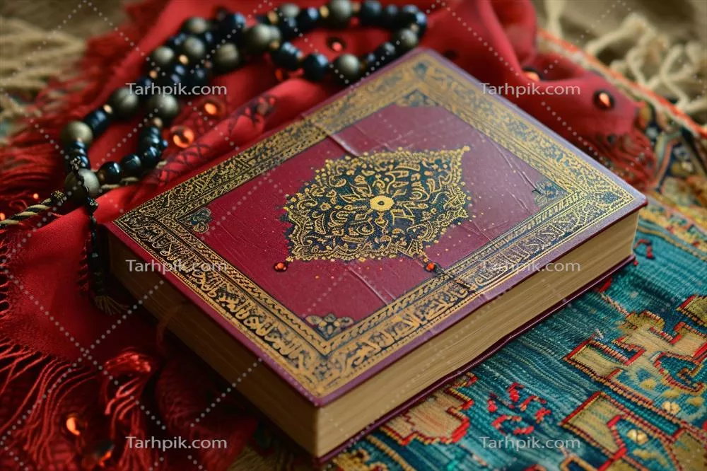 عکس کتاب قرآن ویژه سال نو اسلامی با تاریخ های مهم و توضیحات