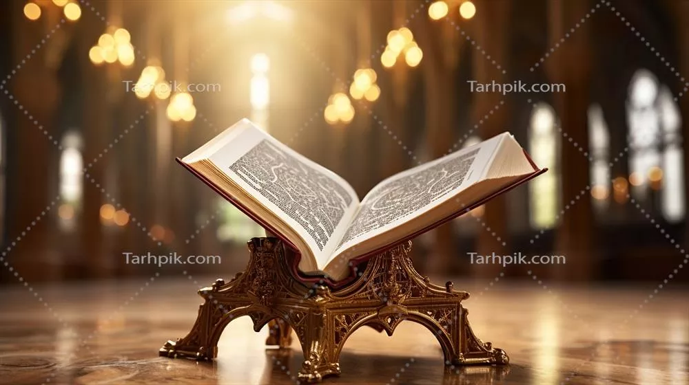 عکس قرآن کریم در حرم مطهر: تجلی هنر و معنویت در فضای مقدس