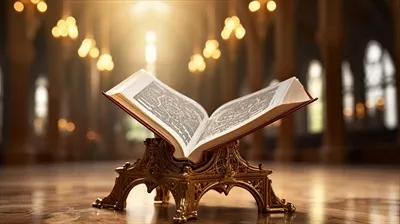 عکس قرآن کریم در حرم مطهر: تجلی هنر و معنویت در فضای مقدس