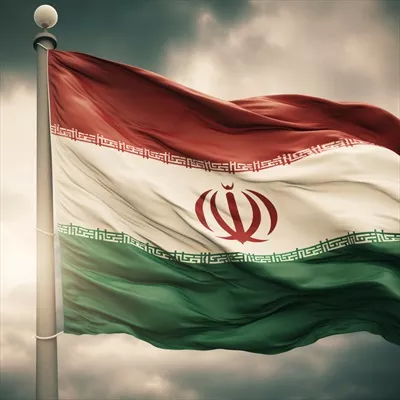 عکس پرچم ایران با کیفیت بالا در وضوح 4K و Ultra HD