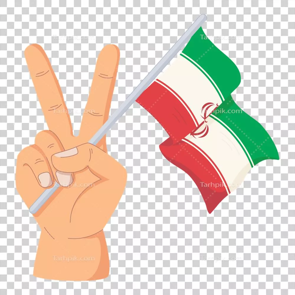 عکس دوربری تصویری از دست های صلح آمیز در ایران با پیام ضد جنگ