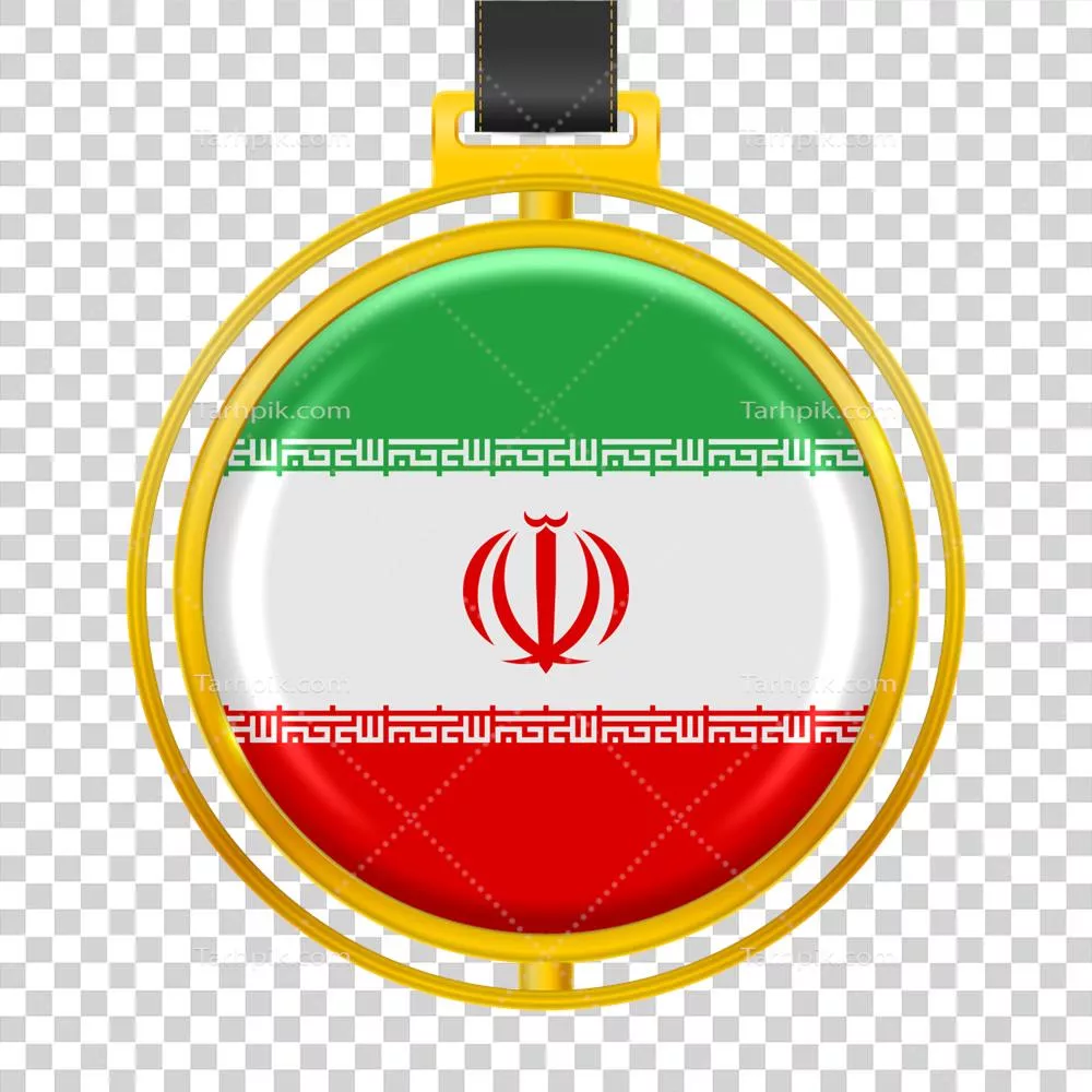 عکس دوربری نشان با رنگ های پرچم ایران: نمادی از هویت ملی و فرهنگی