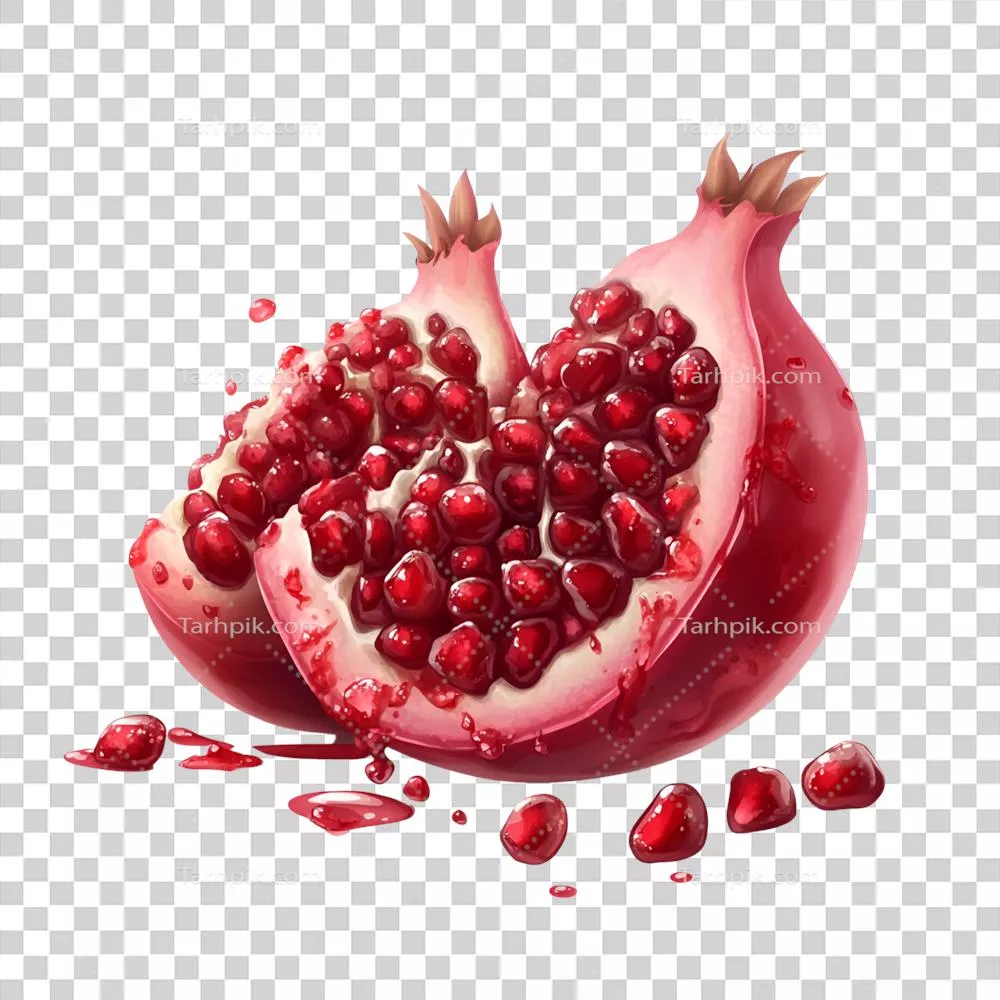 عکس دوربری شب یلدا با گرمای دلنشین و نوشیدنی های خوشمزه در پس زمینه ای شفاف