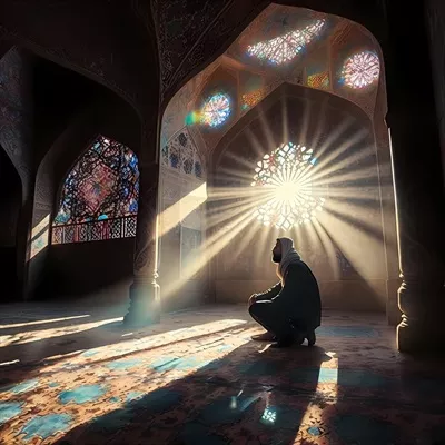 عکس نماز مسلمانان در مسجد: لحظه ای معنوی و پر از آرامش