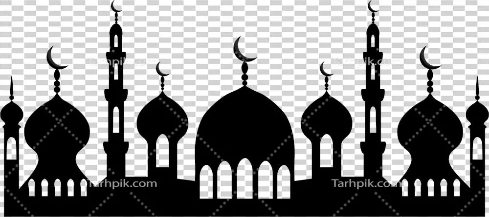 عکس دوربری مجموعه ای از لوازم جانبی زیبا برای جشن های ماه رمضان