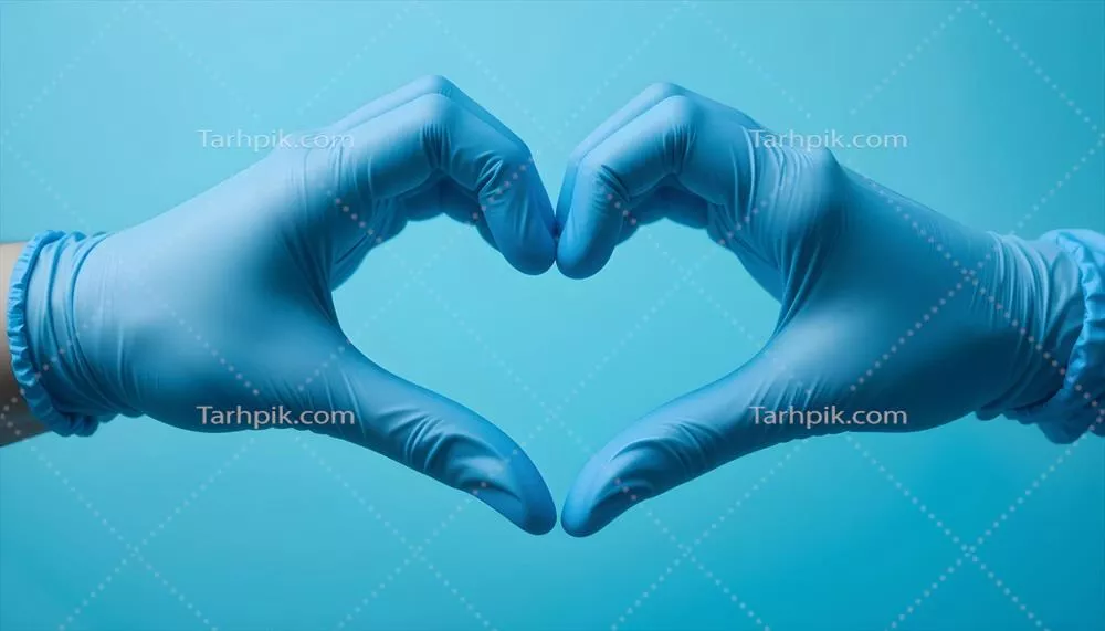 عکس مفهوم پزشکی با قلب در دستان: نماد عشق و مراقبت از سلامت