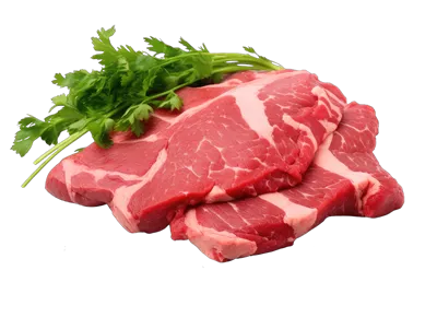 عکس دوربری گوشت تازه و خوشمزه استیک گاو با سبزیجات سالم و طبیعی