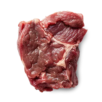 عکس دوربری گوشت خام و استیک تازه بر روی پس زمینه شفاف برای غذاهای گورمت