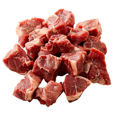 عکس دوربری تصویری از گوشت خام بر روی پس زمینه شفاف برای استفاده در طراحی