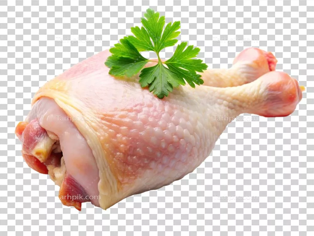 عکس دوربری گوشت تازه و باکیفیت به صورت واقعی و طبیعی در پس زمینه شفاف