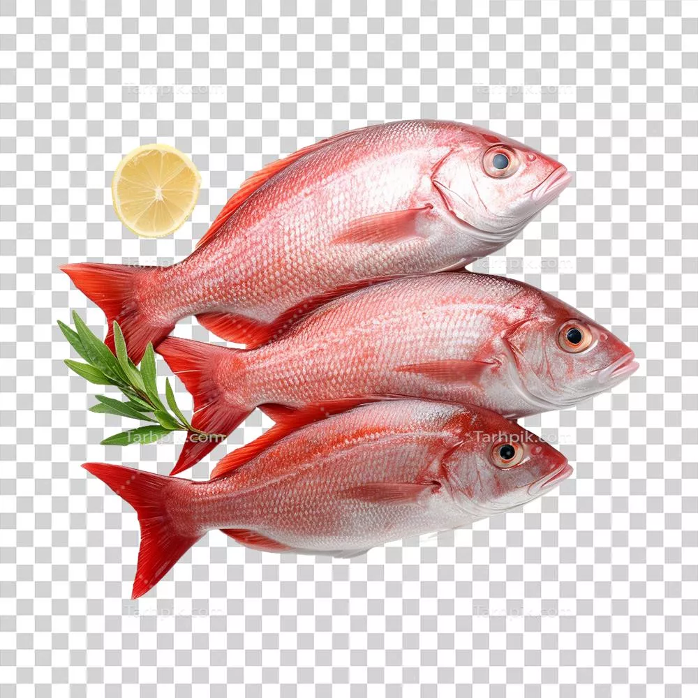 عکس دوربری تصویر ماهی خام با کیفیت بالا و پس زمینه شفاف برای استفاده در طراحی