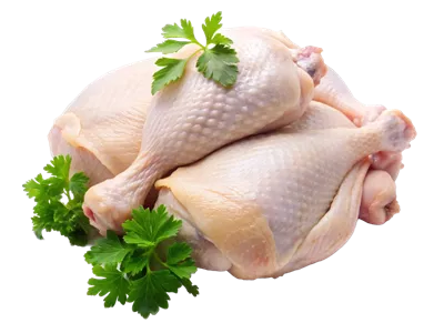 عکس دوربری گوشت تازه و خام با کیفیت بالا و واقع گرایانه در پس زمینه شفاف