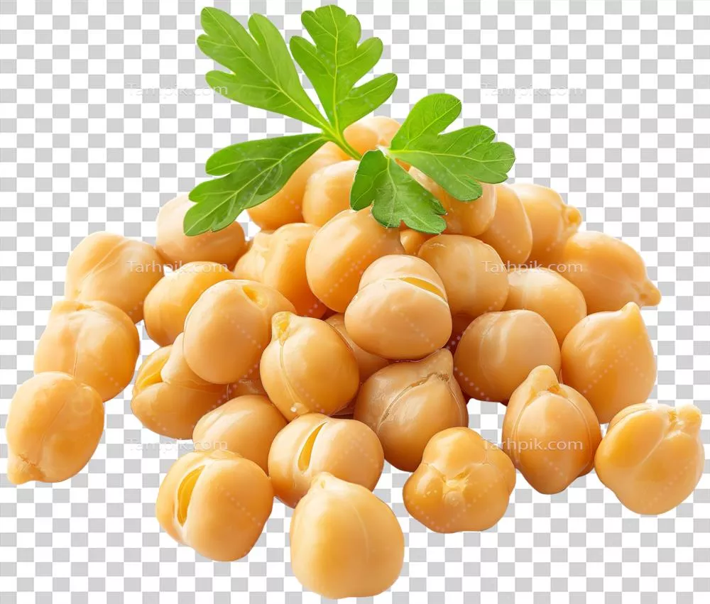 عکس دوربری تصویری زیبا و جذاب از نخود به صورت جداگانه و با کیفیت بالا