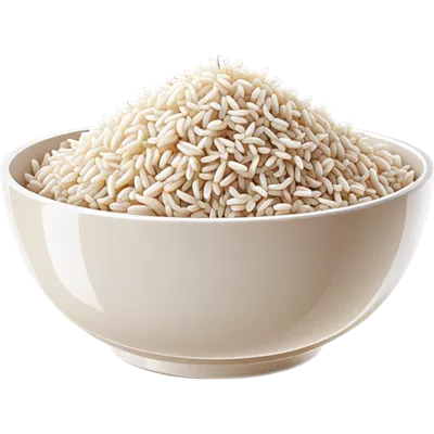 عکس دوربری تصویری زیبا از برنج در کاسه با طراحی جذاب و رنگارنگ