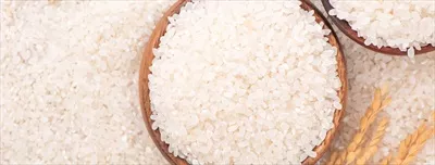 عکس بررسی و نمایش برنج خام در کاسه با نمایی نزدیک و زیبا