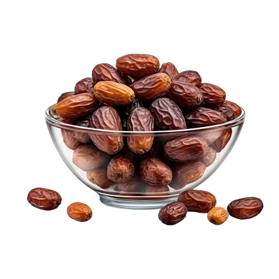 عکس دوربری تصویری زیبا از میوه های تازه در یک کاسه با پس زمینه شفاف