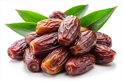 عکس تصویری زیبا از تاریخچه با برگ های سبز در پس زمینه سفید