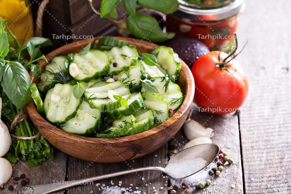 عکس طرز تهیه خیارشور خانگی خوشمزه و معطر با روش ساده