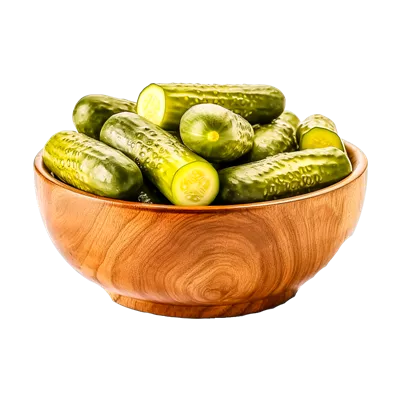 عکس دوربری ترکیب خیارشور و ترشی با نمک مخصوص برای طعم دهی به غذاها