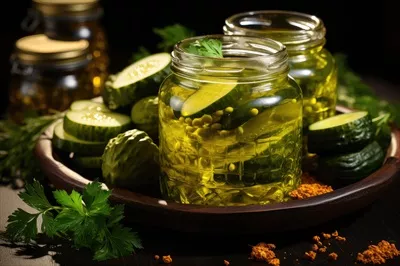 عکس های خلاقانه از خیارشورهای خانگی در فضای آشپزخانه