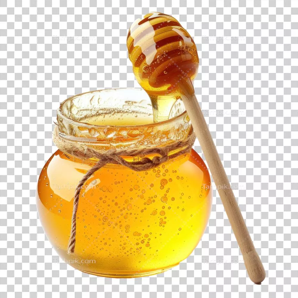 عکس دوربری بطری روغن زیتون با درپوش چوبی بر روی پس زمینه شفاف