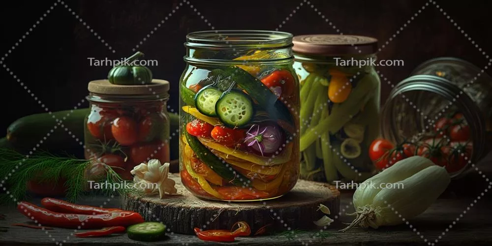 عکس ترشیجات سنتی روسی: تکنیک قدیمی نگهداری مواد غذایی با طعمی بی نظیر