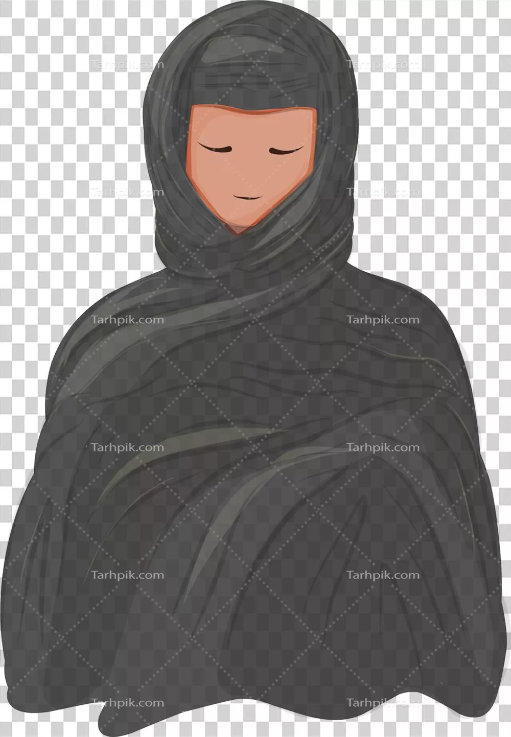 عکس دوربری زنی در حجاب، دختر عرب در اعتراضات ایرانی - تصویر نمادین