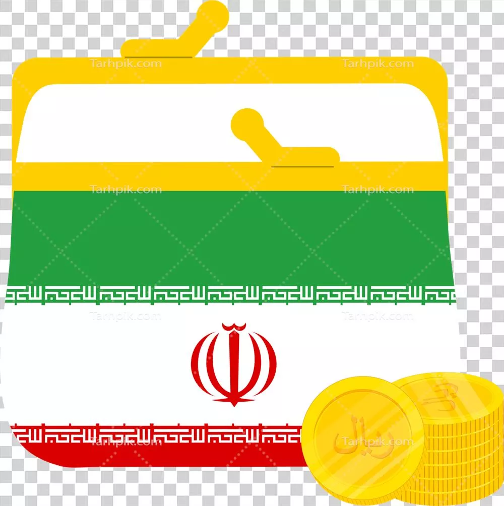 عکس دوربری پرچم ایران به صورت دست کشیده و نمادین با طراحی زیبا و خاص