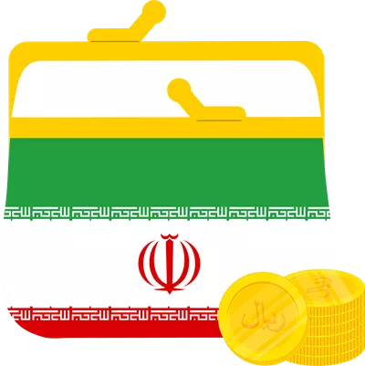 عکس دوربری پرچم ایران به صورت دست کشیده و نمادین با طراحی زیبا و خاص
