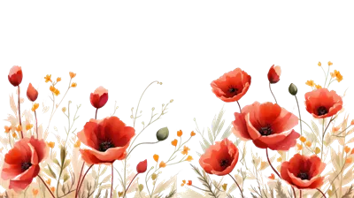 عکس دوربری تصویری زیبا از گل های شاداب و رنگارنگ در طبیعت