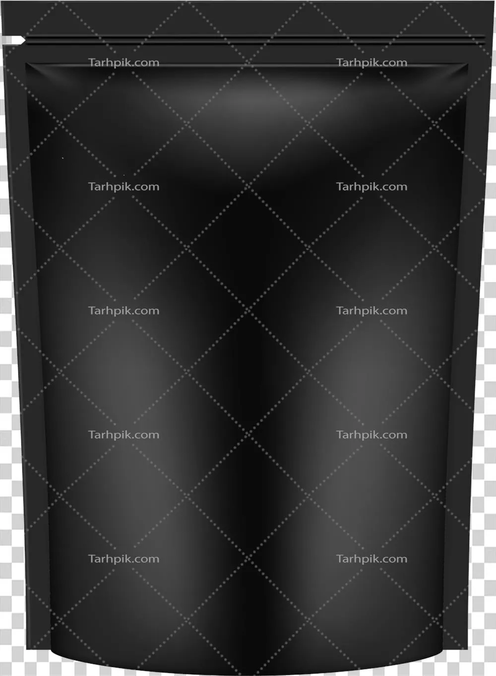 عکس دوربری کیسه انعطاف پذیر مشکی با طراحی زیبا و کاربردی برای استفاده روزمره