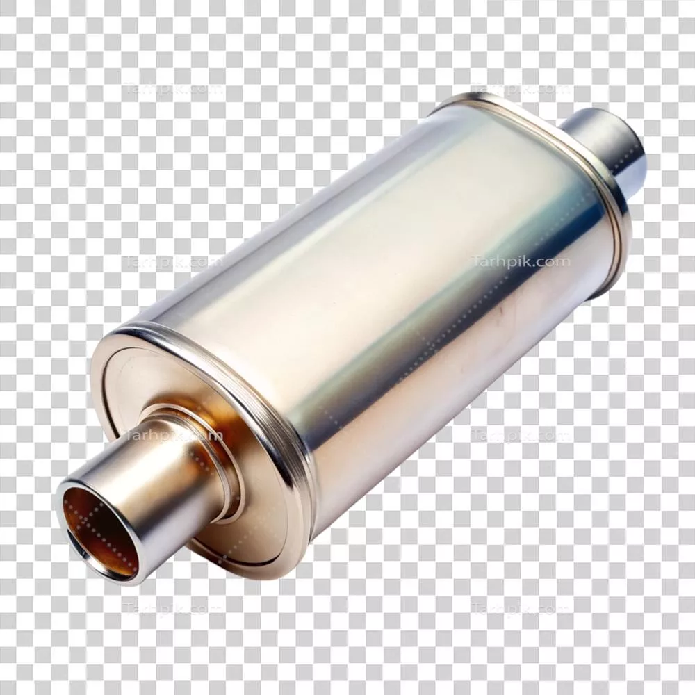عکس دوربری مکمل اگزوز با کیفیت بالا و طراحی ایزوله برای بهینه سازی جریان گاز و کنترل صدا
