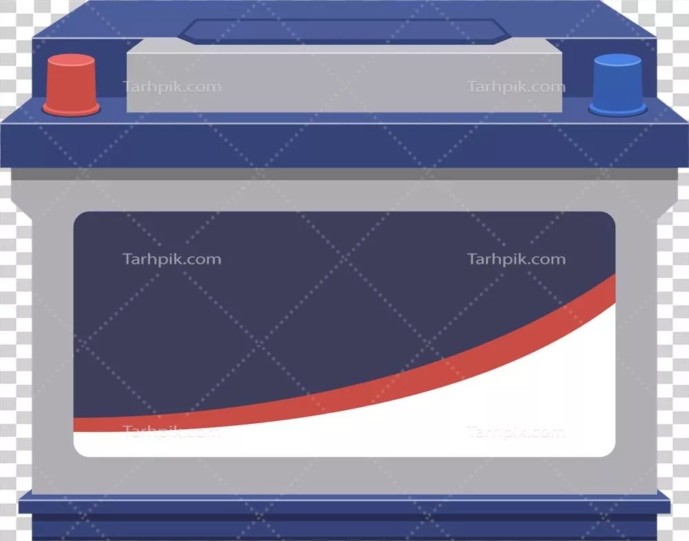 عکس دوربری طراحی و تصویرسازی با کیفیت از کلیپ آرت باتری خودرو
