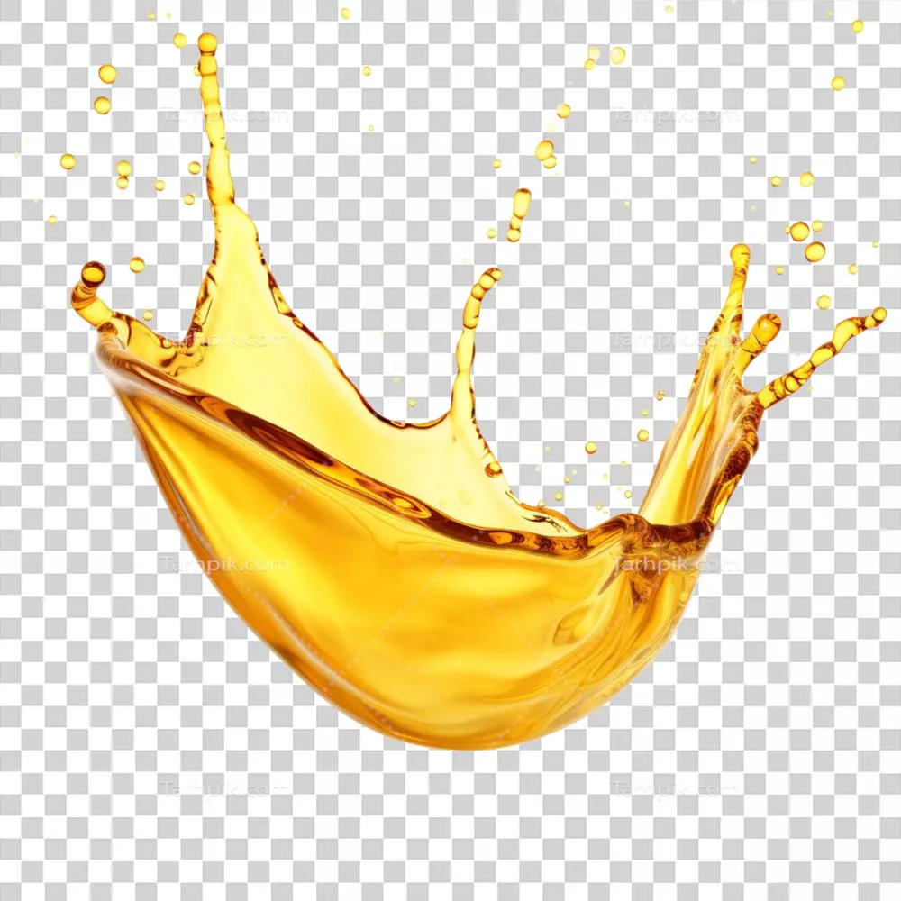 عکس دوربری تصویری زیبا از پاشش روغن در حال پخت و پز با تکنولوژی هوش مصنوعی