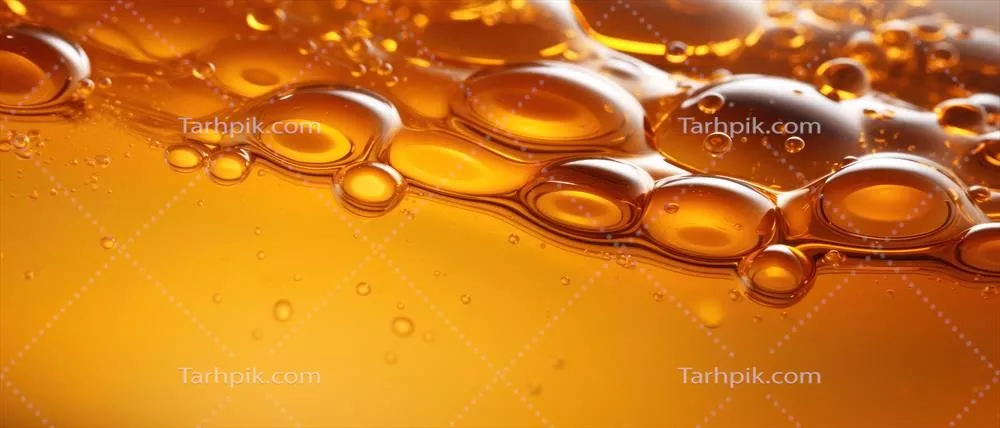 عکس تصویری نزدیک از شربت با جزئیات زیبا و رنگ های جذاب