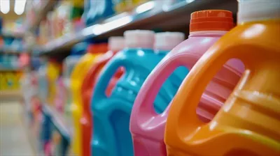 عکس راهنمای استفاده از مواد شوینده لباسشویی برای بهبود سازماندهی لباس ها