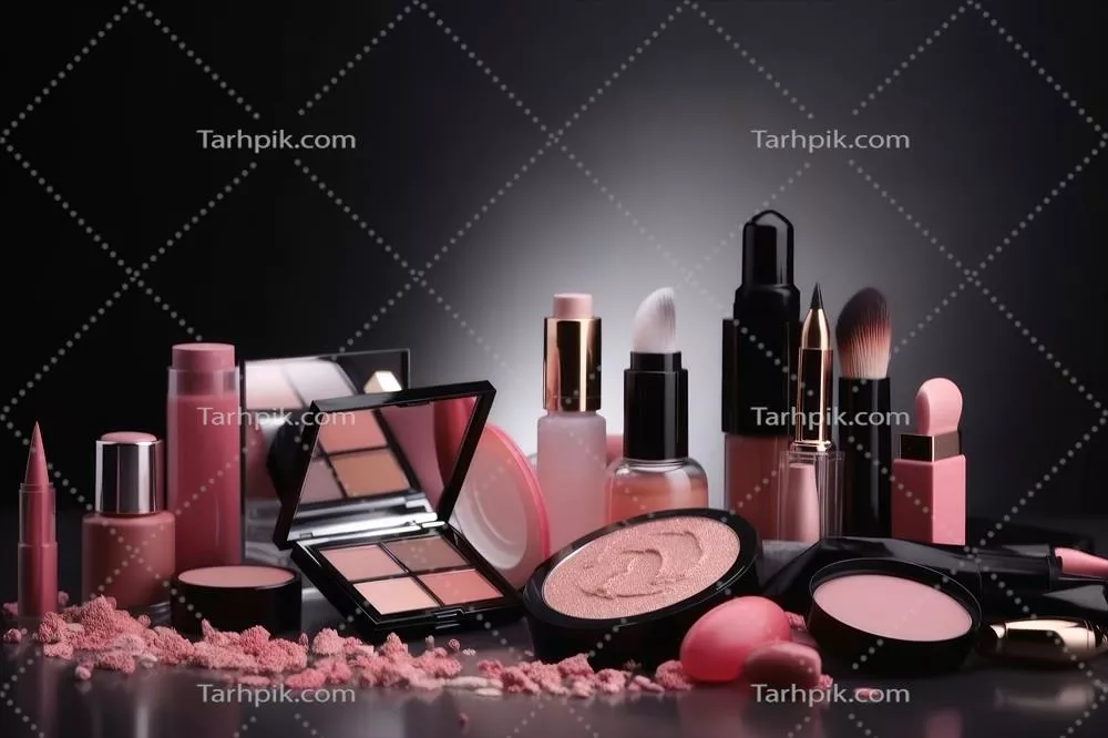 عکس محصولات آرایشی حرفه ای صنعت زیبایی با فناوری هوش مصنوعی خلق شده اند