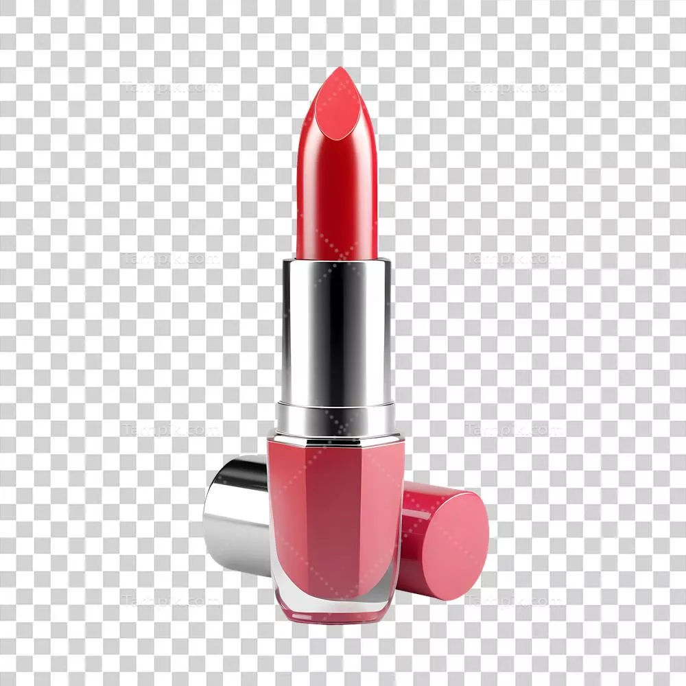 عکس دوربری تصویری زیبا و جذاب از رژ لب با طراحی سه بعدی و مدرن