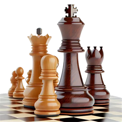 عکس دوربری مفهوم رهبری با استفاده از مهره های شطرنج: شاه و سرباز