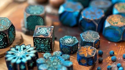 عکس مجموعه ای از مهرهای لاستیکی با طراحی های پیچیده برای ایجاد اثرات زیبا و دقیق
